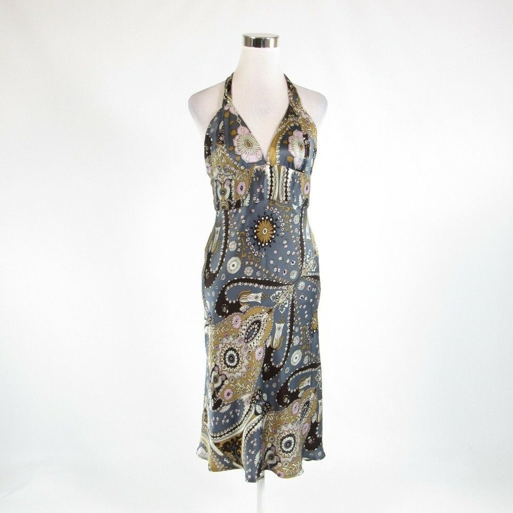 Gray khaki SWAUI sheath dress M